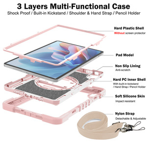Per Mate Pad SE 11x8 11.5/11.5 S/11.5 cinturino in Silicone custodia per Tablet anticaduta per <span class=keywords><strong>Huawei</strong></span> Honor X8 staffa rotante custodia protettiva - Product Image 4