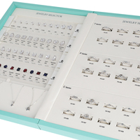 Kit de fabrication de bijoux GemTrue DK112, ensemble de présentoir pour bagues, boucles d'oreilles, colliers, outils de test, boîte à diamants