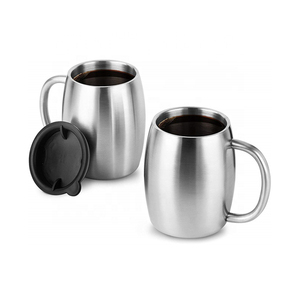 14oz personalizado sublimación tazas de café de acero inoxidable con mango y tapa - Product Image 4