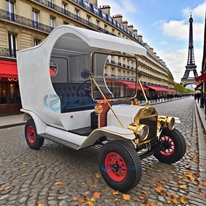 Vente directe d'usine, mini voitures rétro, voitures classiques et vintage, transport spécial, voiture classique blanche à quatre roues - Product Image 3