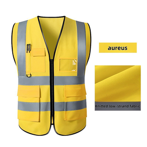 Khả năng hiển thị cao phản quang an toàn vest cho xây dựng đường bộ và vệ sinh môi trường công nhân an toàn xe máy quần áo - Product Image 3