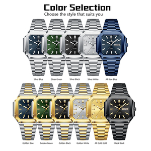 <span class=keywords><strong>Reloj</strong></span> de Cuarzo de Lujo para Hombre VVS-PDR, con Doble Calendario, Resistente al Agua y con Manecillas Luminosas - Product Image 2
