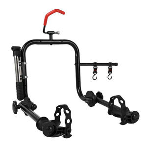 Support vélo mural, rangement vertical, <span class=keywords><strong>porte</strong></span>-vélos robuste pour <span class=keywords><strong>garage</strong></span>, vélos de route et électriques - Product Image 1