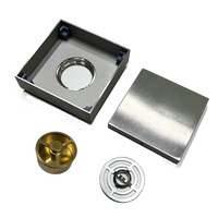 Drain Lantai Shower Desain Modern Persegi dari Baja Tahan Karat 304 Grosir Pabrik, Drain Shower Baja Tahan Karat 304