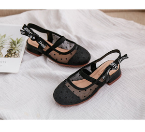 Sandalias de Niña Estilo Coreano con Lunares de Moda Verano 2026, Zapatos de Princesa para Niñas Pequeñas, Zapatos Cerrados para Niñas Mayores - Product Image 4