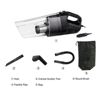 ELUXGO Aspirateur de voiture portable mini très vendu pour sièges et tapis
