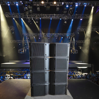 Enceinte double Line Array de 8 pouces Amplificateurs d'équipement Système de sonorisation Enceintes professionnelles passives Line Array Cabinet