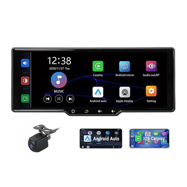 10.26 Inch Portable Carplay Universal Touch Screen Wireless Carplay Car Android Auto Radio Audio Car Stereo Carplay