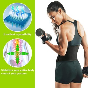 Ceinture de sueur de <span class=keywords><strong>sport</strong></span> en néoprène pour le fitness transfrontalier personnalisé Entraîneur de taille pour le corps abdominal Tondeuse de taille pour le yoga pour la taille fine - Product Image 6