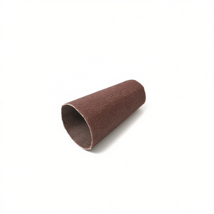 Manchon conique en tissu abrasif corindon 14/20x63 mm pour ponçage de métal - Product Image 2