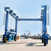 Grue de levage de bateau de plaisance marine à moteur diesel de 600 tonnes, 800 tonnes, 1000 tonnes avec roulement et boîte de vitesses