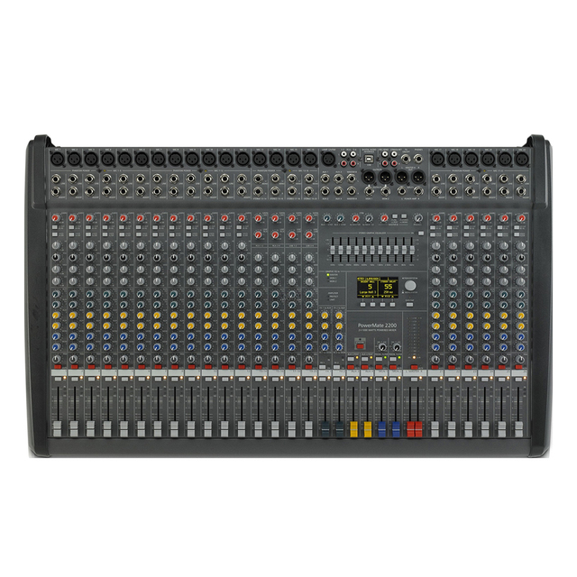 Professional PM2200-3 Powered Mixer 2x1000W 22-Channel with Audio Sound Mixing With Sound Mixer Audio 99 DSP Effects