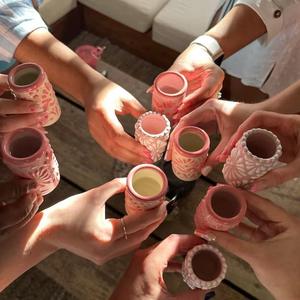 Vaso de Tequila Talavera Mexicano Creativo Nuevo, Hecho a Mano, Personalizado, de Cerámica, con Relieve, de 2 oz, para Tequila <span class=keywords><strong>Caballito</strong></span> - Product Image 6