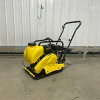 Compacteur à plaque vibrante thermique C80T, piqueur hydraulique 80 kg pour asphalte et sols, construction routière