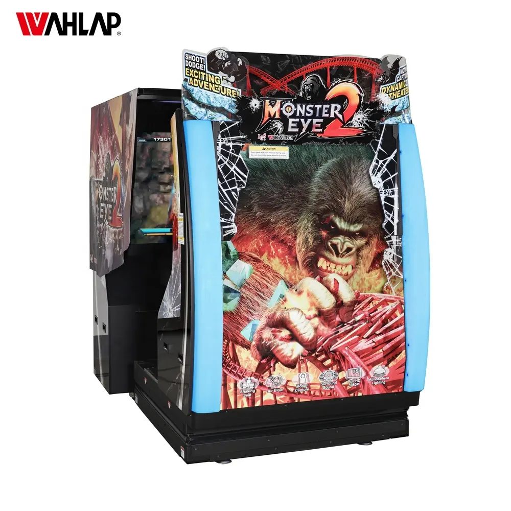 Mais alta qualidade china fabricante arcade gun jogo monster eye 2 máquina de tiro