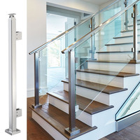 CBMMart Innentreppe Einholmige Gerade Freischwebende Treppe Mit Massivholz-, Glas- und Marmorstufen für Metall-, Holz- und Glastreppen
