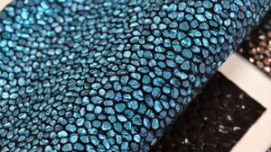 Mô Hình Vỏ In Ba Chiều Long Lanh <span class=keywords><strong>PU</strong></span> Da Nhân Tạo Tùy Chỉnh Dệt Bên Vật Liệu Trang Trí - Product Image 3