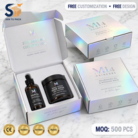Boîte cosmétique personnalisée en carton ondulé, boîte d'expédition, emballage couleur, prix de gros, directement de l'usine, OEM