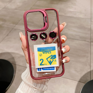 <span class=keywords><strong>Coque</strong></span> de téléphone transparente en PC rigide avec protection d'objectif pour iPhone et <span class=keywords><strong>Samsung</strong></span> <span class=keywords><strong>Galaxy</strong></span> S26 Plus, antichoc et transparente - Product Image 5
