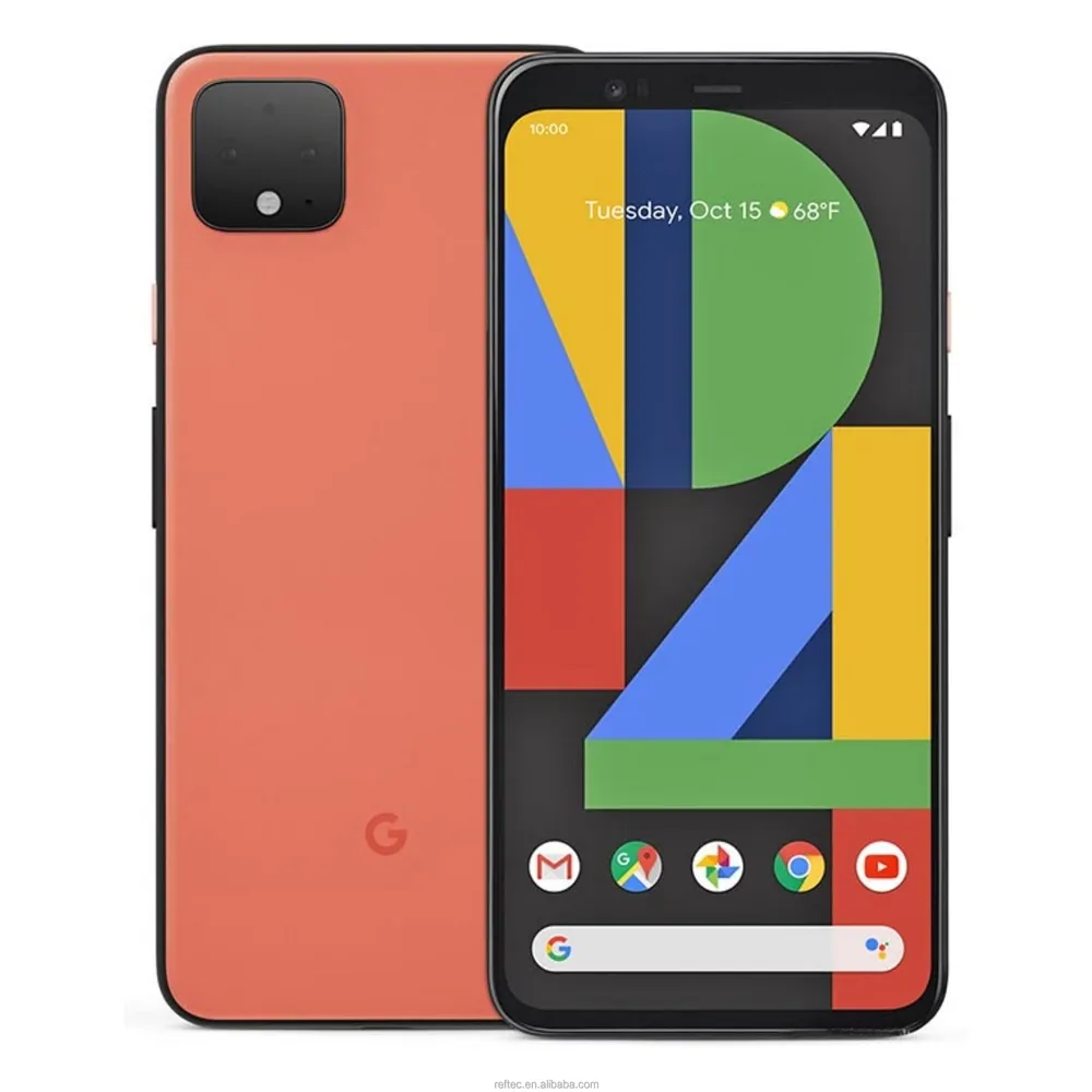 Оригинальный разблокированный пиксель 4 сотовый телефон 6 + 64 ГБ глобальная версия Dual SIM используется Android Mobile для Google Pixel 4 4XL 5A 6 6A 6Pro 7 7A