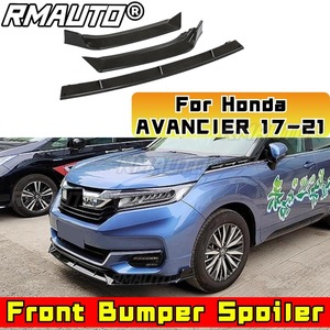 <b>Car</b> Front Bumper Lip <b>Diffuser</b> Spoiler Glossy Black Body Kit for Honda Avancier 2017-2021 Bumper Protector <b>Car</b> Accessories - Product Image 3