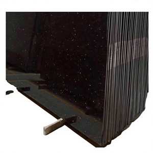 Plans de travail en granit noir Galaxy, taille personnalisée, design antique moderne, haute résistance - Product Image 1