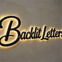 Lettres en relief LED personnalisées rétroéclairées pour entreprises, parcs commerciaux - Étanche IP65