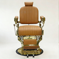 Fauteuil de Barbier Professionnel Relevable pour Salon de Coiffure et de Barbier, Idéal pour la Coiffure et le Rasage du Visage
