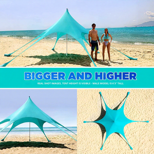 Carpa de Protección Solar de 6 Pulgadas Más Vendida del Fabricante con Parte Superior Elástica de Licra para Acampar en la <span class=keywords><strong>Playa</strong></span> <span class=keywords><strong>y</strong></span> Uso al Aire Libre - Portátil - Product Image 3