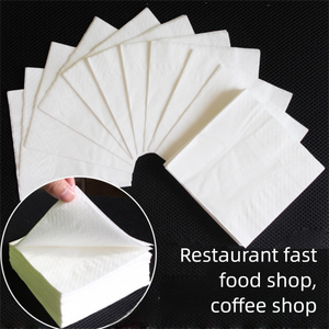 Servilletas de mesa de restaurante de Oro Negro desechables de 2 capas impresas personalizadas, pañuelo de cena de cóctel de boda con logotipo en estilo de bolsa - Product Image 6