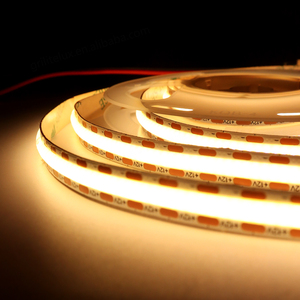 แถบไฟ LED COB แบบตัดได้ขนาดเล็กพิเศษ 7.7 มม. 480LEDs/เมตร 5V 12V 24V แถบไฟ LED ความหนาแน่นสูงแบบยืดหยุ่นไร้จุด - Product Image 4