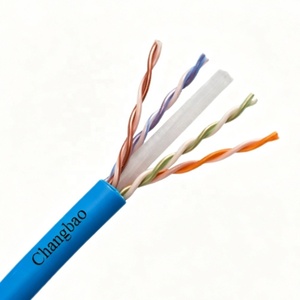 Cable de Red UTP CAT6A CHANGBAO CMP, 1000 Pies, 23AWG, Conductor Sólido BC, Aislamiento FEP, Cable para Interiores con PVC CMP - Product Image 2