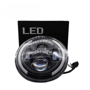 Phares LED H4 7 pouces 6000lm 60W 12V, Systèmes d'éclairage automobile, Garantie 2 ans, Ajustement universel 6000K, Fourniture directe usine - Product Image 3