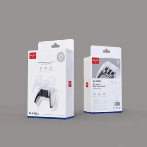 Aolion PS5 컨트롤러 보호 케이스 조이스틱 하드 PC 클리어 쉘 보호 케이스 커버 스킨 PS5 컨트롤러