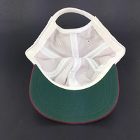 Gorra de béisbol de algodón sin Estructura suave unisex de dos tonos de 5 paneles con logotipo personalizado nuevo