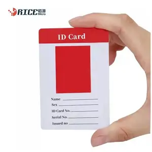 Tarjeta de identificación rfid para la empresa, chip inteligente resistente, 125khz, gran oferta