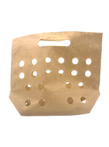 Eco-Friendly Grocery <b>Bags</b> V-Cut Bottom Paper <b>Bag</b> Lightweight Yet Strong Durable Carry <b>Bags</b> for Retail Shopping Supermarket - Product Image 1