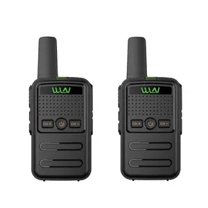 WLN walkie talkie KD-C56 Mobile Uhf 16 canali 2 unità di imballaggio Mini formato bidirezionale Radio 1000mA Walkie Talkie