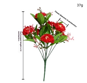 L'echinacea a 7 teste simulate è <span class=keywords><strong>un</strong></span> fiore decorativo per il soggiorno e la camera da letto, <span class=keywords><strong>un</strong></span> piccolo mazzo <span class=keywords><strong>di</strong></span> <span class=keywords><strong>fiori</strong></span> per il progetto - Product Image 6