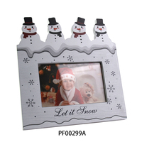 Selamat Natal Bingkai Foto Kayu Warna Kustom Merek HC 6x4 & 7x5 Pencetakan UV Model Multi-Ukuran PF00299 Cina