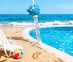 Trẻ em đầy màu sắc nổi hồ bơi Nhiệt kế với phim hoạt hình cá thiết kế cho hồ bơi và bồn tắm sử dụng - Product Image 5