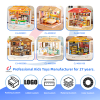 Chengji bricolage maison modèle Kit de construction bricolage Direct assembler simulé cuisson boutique scène 3d stéréoscopique Mini maison jouet