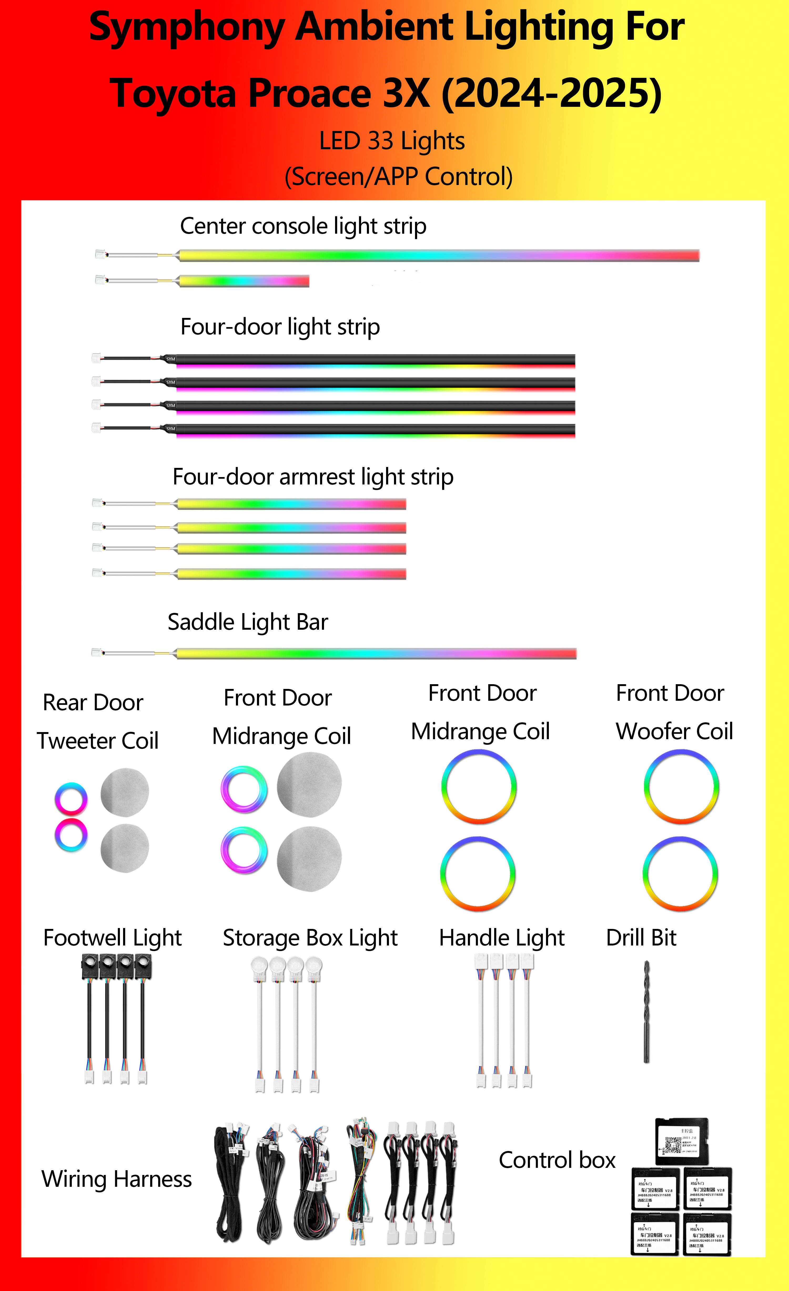 Toyota Proace 3X Symphony 33 Lights