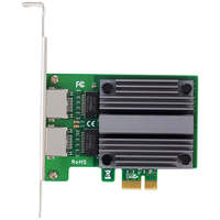 Tarjeta de Red PCl Express de 2 Puertos 2.5G Intel 1225-T2 1226-T2