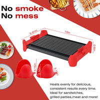 Étudiants du Collège Professionnels Occupés Choix Micro-ondes Sandwich Maker Grill Fromage Maker Antiadhésif Lave-vaisselle Plats De Cuisson Casseroles