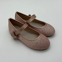 Nouvelles ballerines tendance, chaussures décontractées, dessus en PU, confortables, souples, légères, avec bande élastique, doublure en coton pour enfants