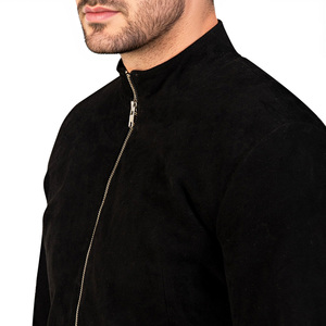 Gingtto Vintage Custom Logo <strong>Jacket</strong> Men Casual Suede Mens Motorcycle <strong>Jacket</strong> - Product Image 3