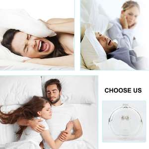 Großhandel durchsichtiger atmungsaktiv silikon magnetischer Anti-Schnarren-Nose-Clip - Product Image 5