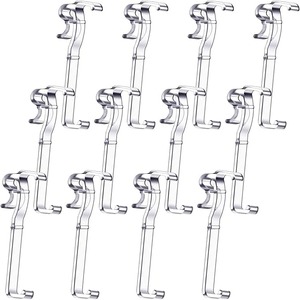 Offre spéciale Clips ouverts supérieurs et inférieurs Stores en plastique Clip de cantonnière Installation extérieure - Product Image 4