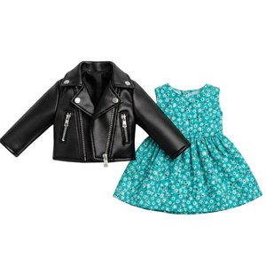 Conjunto de Ropa Personalizada de Fábrica para Muñecas American Girl de 18 Pulgadas, Vestido Estampado de Alta Calidad, Accesorios de Diseño - Product Image 2